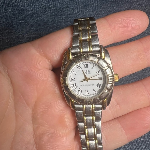 Vintage Anne Klein Silver and Gold Women's Watch - Picture 2 of 7